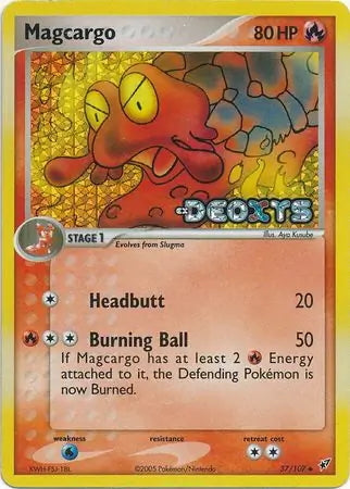 EX Deoxys Magcargo #37/107 reverse holo